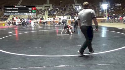 1A-4A 138 Champ. Round 1 - Brody Hayes, T. R. Miller vs Vann Thomas, Reeltown