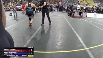 207 lbs Semis & 3rd Wb (16 Team) - Kathryn Hingano, Southern Oregon University vs Olivia Brown, Grand View