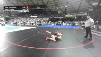 Boys 2A 113 lbs Cons. Round 3 - Eagle Clark, Toppenish vs Jose Rodriguez, Franklin Pierce
