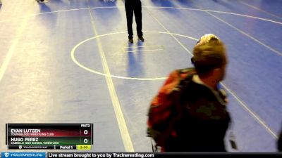 106 lbs Champ. Round 1 - Hugo Perez, Cabrillo High School Wrestling vs Evan Lutgen, Youngblood Wrestling Club