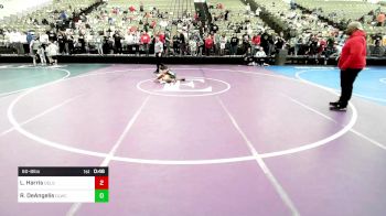 60-B lbs Quarterfinal - Lucas Harris, Delsea vs Rocco DeAngelis, Orchard Lane Wrestling Club