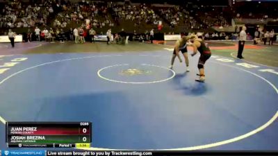 Quarterfinal - Juan Perez, Perkins County vs Josiah Brezina, Aquinas Catholic