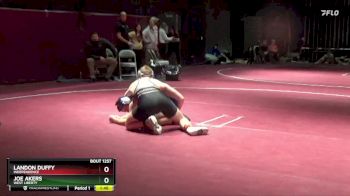 190 lbs 17th Place Match - Landon Duffy, Independence vs Joe Akers, West Liberty