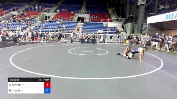 138 lbs Rnd Of 64 - Zoe Griffith, New York vs Delarie Juarez, California