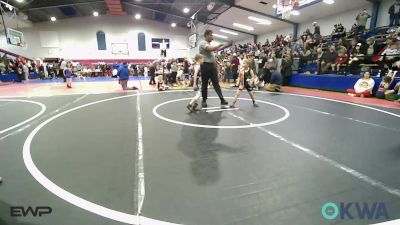 52 lbs Semifinal - Caliber Forsythe, R.A.W. vs Levi Hughart, Raw Wrestling Club