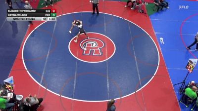 107 lbs Quarterfinal - Elizabeth Freeland, Clearfield vs Kayna Wilder, Pocono Mtn East