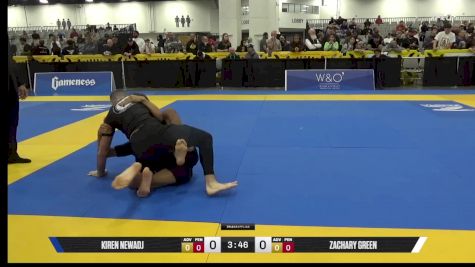 Zachary Green vs Kiren Newadj 2025 World IBJJF Jiu-Jitsu No-Gi Championship