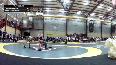 120 lbs Champ. Round 3 - Izayiah Chavez, Allen vs Bradley Bauman, St Edward