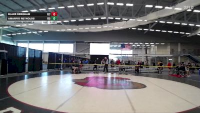 133 lbs Cons. Round 4 - Amarfio Reynolds, Penn State Behrend vs Blake Dergham, Pennsylvania College Of Technology