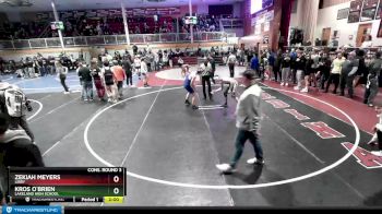 138 lbs Cons. Round 3 - Kros O`Brien, Lakeland High School vs Zekiah Meyers, Libby