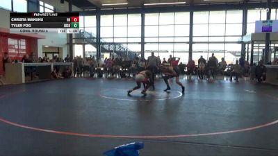 140 lbs Cons. Round 2 - Tyler Fog, Xavier vs Christa Makuku, Hammerin Hawks