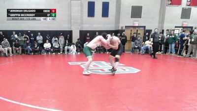 175 lbs Consi Of 4 - Jeremiah Delgado, Chicopee vs Griffin McCreedy, King Philip