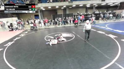 175 lbs 5th Place Match - Eli Miller, Unattached vs Santiago Moya, Unattached