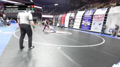 157 Class 3 lbs Cons. Round 1 - Josiah Conley, Parkway North vs Cale McCurry, Bolivar