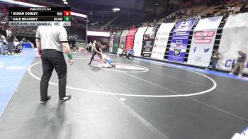 157 Class 3 lbs Cons. Round 1 - Josiah Conley, Parkway North vs Cale McCurry, Bolivar