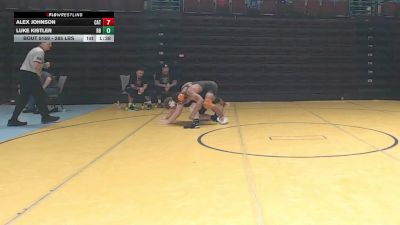 285 lbs Quarterfinal - Alex Johnson, Catawba Ridge vs Luke Kistler, River Bluff