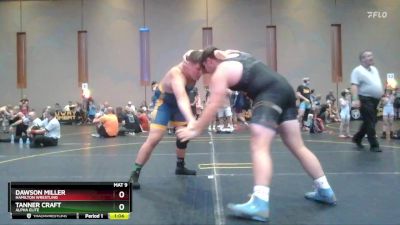 Round 1 - Dawson Miller, Hamilton Wrestling vs Tanner Craft, Alpha Elite