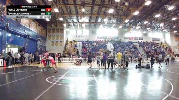 132 White Semifinal - Patrick Cooksey, Wakulla Hs vs Kyle Lafferty, Glynn Academy