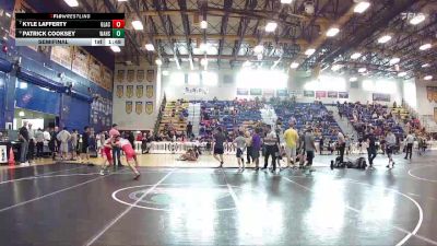 132 White Semifinal - Patrick Cooksey, Wakulla Hs vs Kyle Lafferty, Glynn Academy