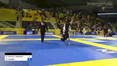 KARINA NICOLE LAGRANA vs DENISE KRAHN 2022 World Jiu-Jitsu IBJJF Championship