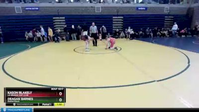 100 lbs Round 3 - Kason Blakely, La Grande Mat Club vs Deagan Barnes, Idaho Gold