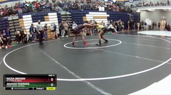 120 lbs. Cons. Round 2 - Nazia Brown, St. Charles West vs Anayah Madkins, Hazelwood Central