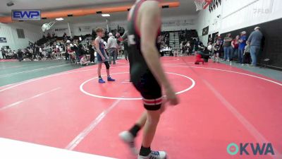 80 lbs Semifinal - Kade Carter, Highlander Youth vs Chase Gabbard II, Raw Wrestling Club