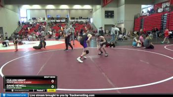 110 + 115 Semifinal - Cullen Hight, Vicious Wrestling Academy vs David Newell, Mountain Brook