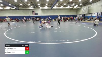 125 lbs Quarterfinal - Luke Berktold, Wisconsin-Whitewater vs Jackson Bauer, Coast Guard