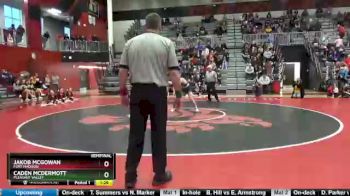 170 lbs Semifinal - Caden McDermott, Pleasant Valley vs Jakob McGowan, Fort Madison