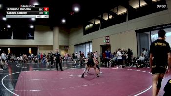 132 lbs Round 3 (6 Team) - Gabriel Sanders, Pod Squad vs Leonardo Perdomo, Elevation WC #2