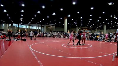 130 lbs Quarterfinals (8 Team) - Isabella Guillory, BRAWL Pink vs Elisa Medina, Intergalactic Angels