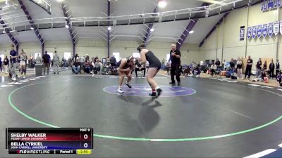 160 lbs Round 2 - Shelby Walker, Mount Union University vs Bella Cyrkiel, John Carroll University