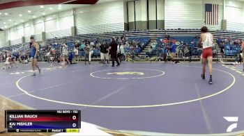 152 lbs Cons. Round 3 - Killian Rauch, IL vs Kai Mishler, MI