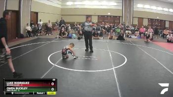 41 lbs Semis & 1st Wrestleback (8 Team) - Luke Rodriguez, Belding Black vs Owen Buckley, Ares Black