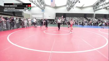 82-J lbs Consi Of 8 #1 - David Hildebrandt, Rhino Wrestling vs Brandon Flamini, High Pace Wrestling Club