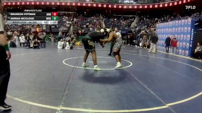 4A 285 lbs Champ. Round 1 - Brandon Pittman, Sanderson vs Adrian McCloud, West Forsyth High School