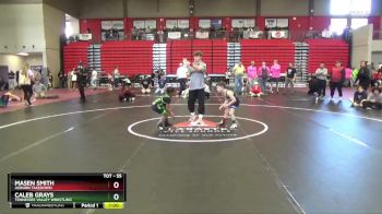 55 lbs 1st Place Match - Masen Smith, Auburn Takedown vs Caleb Grays, Tennessee Valley Wrestling