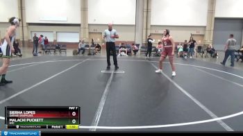 140 lbs Semifinal - Malachi Puckett, MTC vs Sierha Lopes, Garage Grapplers