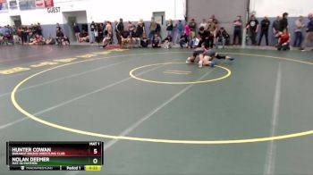 150 lbs Cons. Semi - Hunter Cowan, Baranof Bruins Wrestling Club vs Nolan Deemer, Mat-Su Matmen