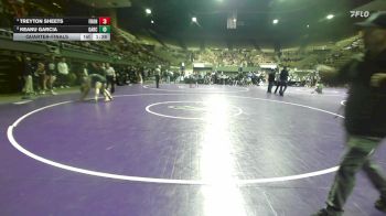 165 lbs Quarterfinal - Treyton Sheets, Frontier vs Keanu Garcia, Garces