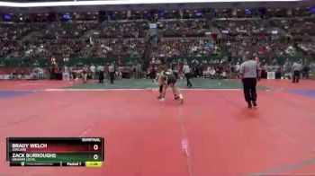 D2-175 lbs Semifinal - Zack Burroughs, Graham Local vs Brady Welch, Ashland
