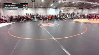 132 lbs Cons. Round 6 - Aleq Countryman, Air Academy vs Caycen Scholz, Bennett