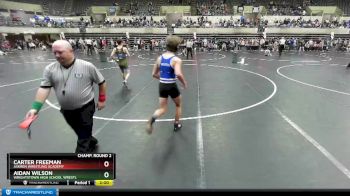 130 lbs Champ. Round 2 - Carter Freeman, Askren Wrestling Academy vs Aidan Wilson, Wrightstown High School Wrestl