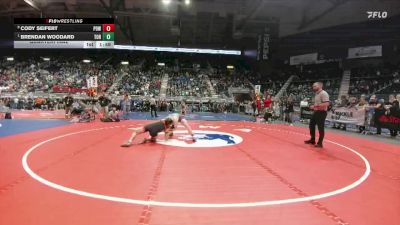 3A-157 lbs Quarterfinal - Brendan Woodard, Torrington vs Cody Seifert, Powell