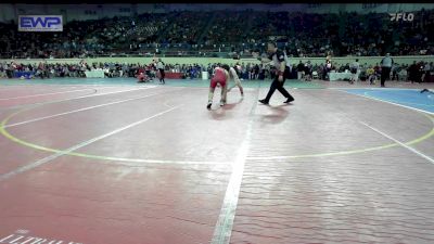 138 lbs Round Of 32 - Aaron Thompson, Mustang Middle School vs Rylan White, Comanche Indians