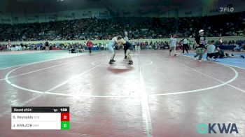 175 lbs Round Of 64 - Samuel Reynolds, Stillwater vs JUDE KRAJCIK, Hinton Comets