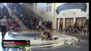 126 lbs Wrestleback 2 - Deegan Davies, Canyon View vs Mailikhi Espritu, TEMECULA VALLEY B