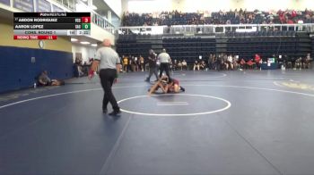 157 lbs Cons. Round 1 - Aaron Lopez, Santa Ana College vs Abdon Rodriguez, Victor Valley College