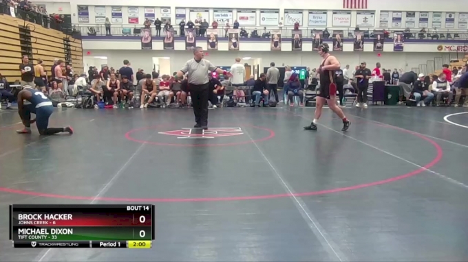 215 lbs Quarters & 1st Wb (16 Team) - Brock Hacker, Johns Creek vs ...